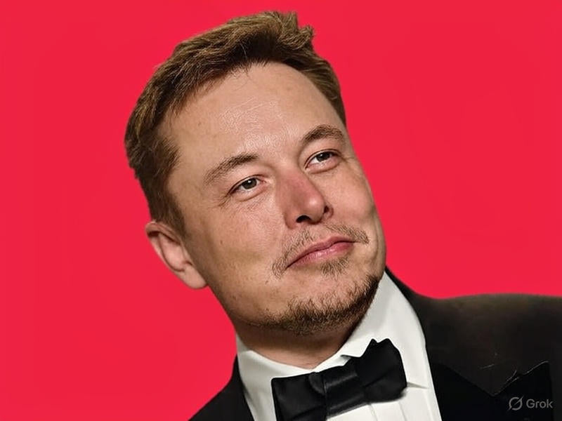 Elon Musk thanking President Trump after attending the White House Saudi Arabia State Dinner event