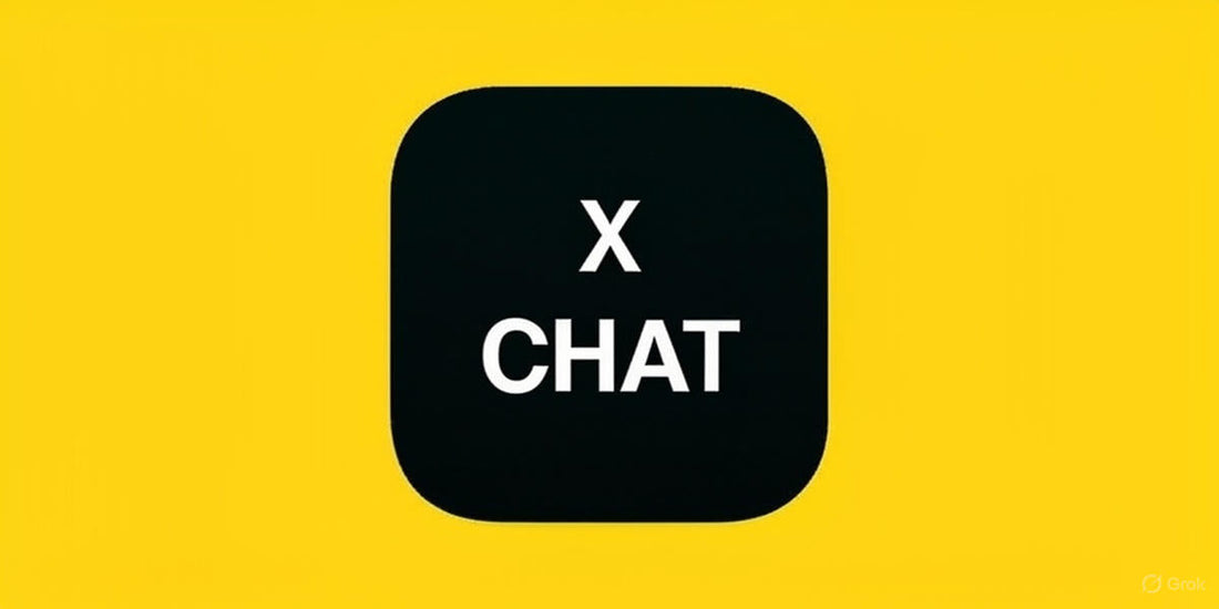 Futuristic concept image of Elon Musk’s X Chat messaging app, designed to rival WhatsApp and Telegram with end-to-end encryption.