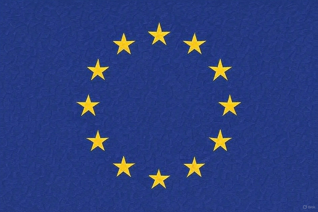 Digital art showing the European Union backing down from chat surveillance plans, representing freedom and encryption protection.