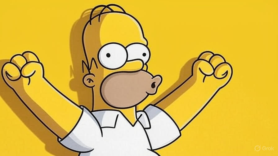 Fortnite The Simpsons collaboration featuring Homer, Bart, and Battle Bus for Disney+ special episodes.