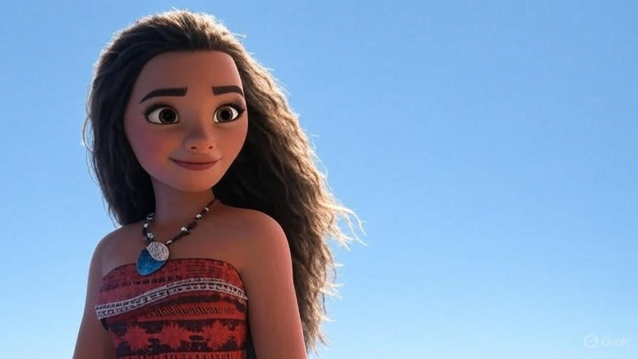 Catherine Lagaʻaia as Moana in the 2026 live-action remake teaser