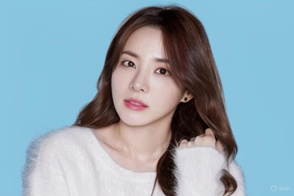 Dara from 2NE1 performing at Waterbomb Macao 2025 festival with fans and bandmates